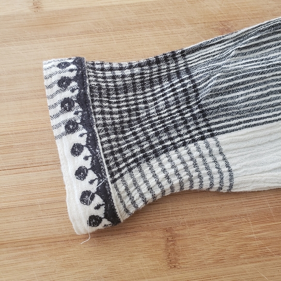 Lucky brand long sleeve henly neck shirt sz L - Picture 4 of 7